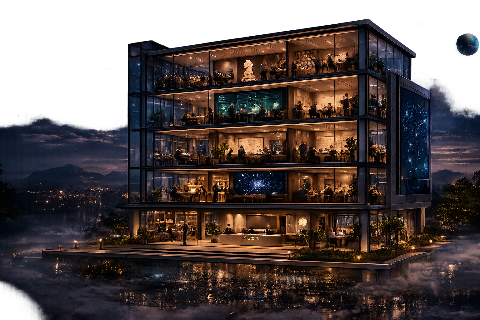 Innovationshus med digitale produkter, udvikling, videnscenter og kontakt
